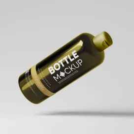Glass Shampoo or Body Wash Bottle 02